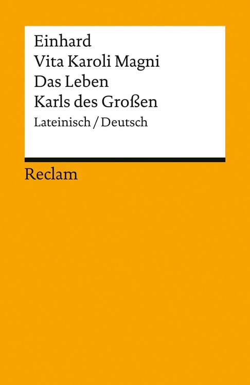 Produktbild: Vita Karoli Magni / Das Leben Karls des Großen. Lateinisch/Deutsch