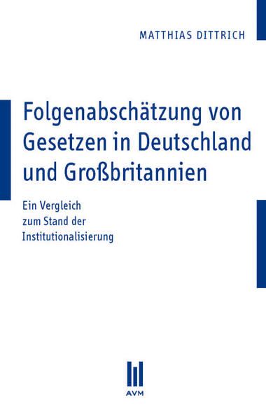 Produktbild: Folgenabsch&auml;tzung von Gesetzen in Deutschland und Gro&szlig;britannien