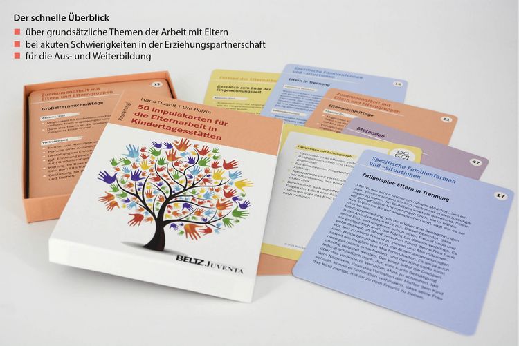 Produktbild: 50 Impulskarten f&uuml;r die Elternarbeit in Kindertagesst&auml;tten