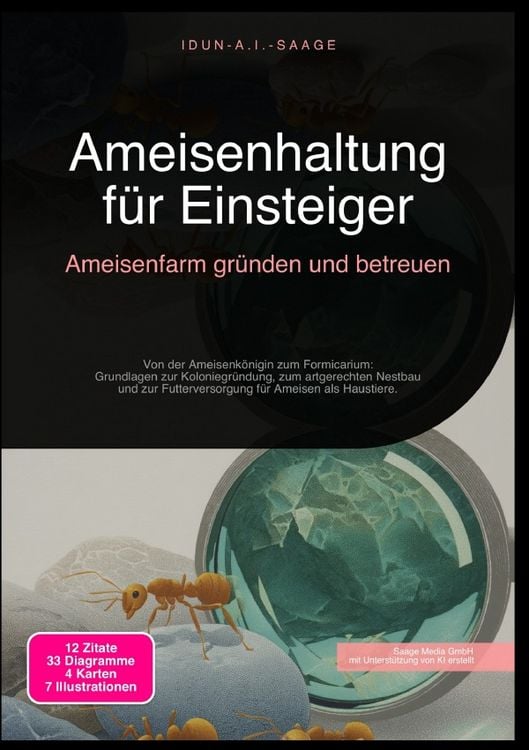 Produktbild: Ameisenhaltung f&uuml;r Einsteiger: Ameisenfarm gr&uuml;nden und betreuen