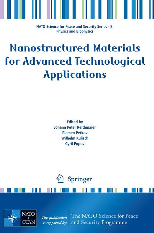 Produktbild: Nanostructured Materials for Advanced Technological Applications