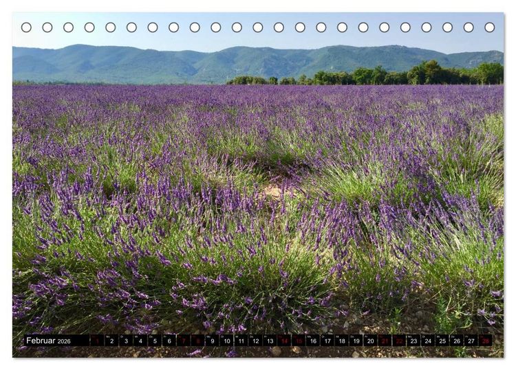 Produktbild: Luberon. Im Herzen der Provence (Tischkalender 2026 DIN A5 quer), CALVENDO Monatskalender