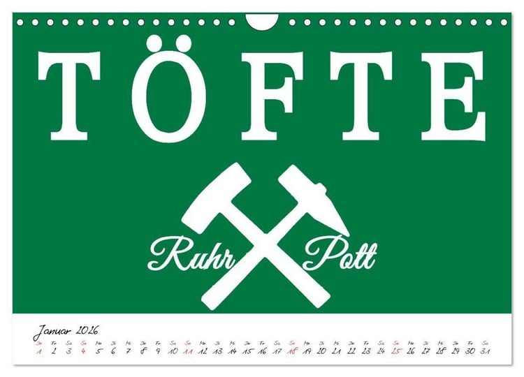 Produktbild: Ruhrpott Vokabeln (Wandkalender 2026 DIN A4 quer), CALVENDO Monatskalender