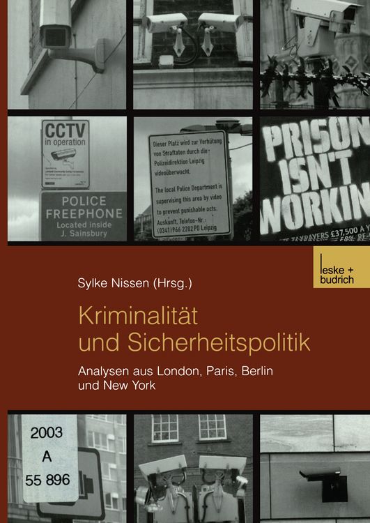 Produktbild: Kriminalit&auml;t und Sicherheitspolitik