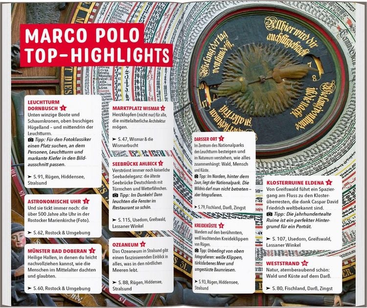 Produktbild: MARCO POLO Reisef&uuml;hrer Ostseek&uuml;ste, Mecklenburg-Vorpommern