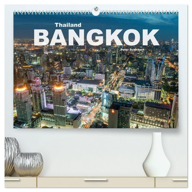 Produktbild: Bangkok - Thailand (hochwertiger Premium Wandkalender 2026 DIN A2 quer), Kunstdruck in Hochglanz