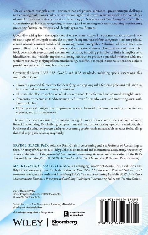 Produktbild: Accounting for Goodwill and Other Intangible Assets