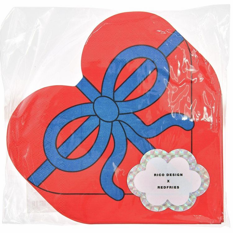 Produktbild: Serviette Herz Box