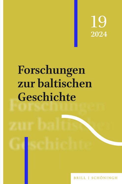 Produktbild: Forschungen zur baltischen Geschichte