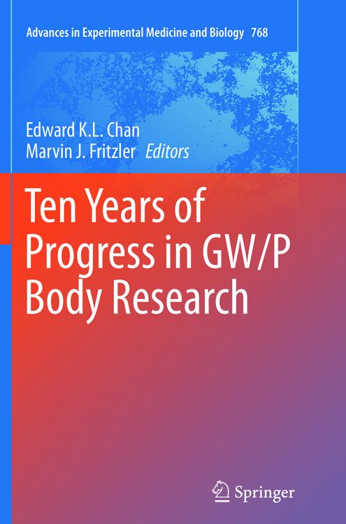 Produktbild: Ten Years of Progress in GW/P Body Research