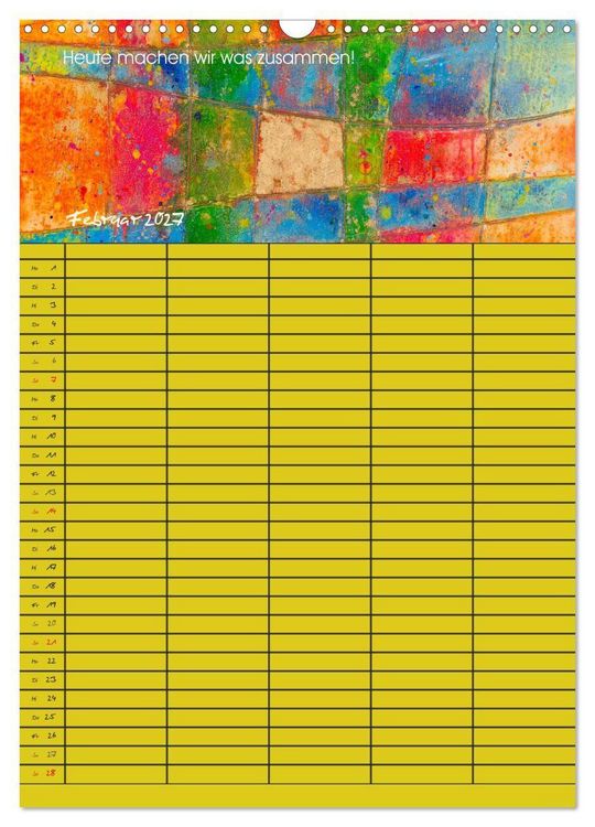 Produktbild: Gl&uuml;ckstage (Wandkalender 2027 DIN A3 hoch), CALVENDO Monatskalender