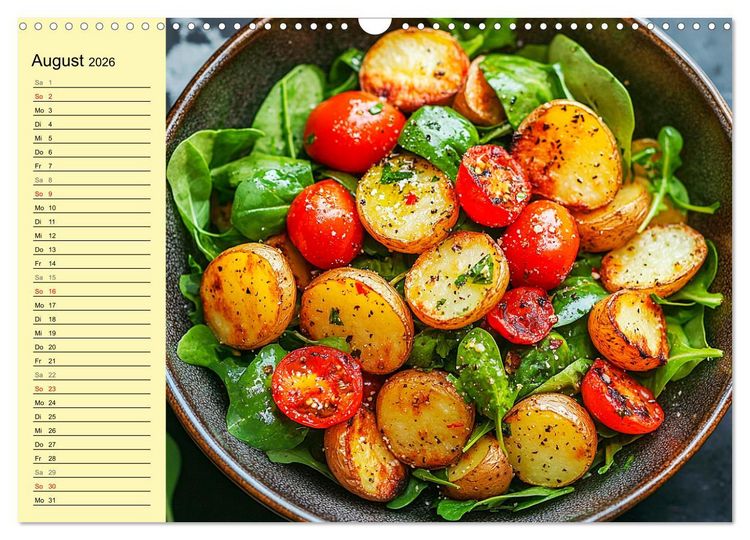 Produktbild: Herzhafte Kartoffeln. Leckeres aus der Super-Knolle (Wandkalender 2026 DIN A3 quer), CALVENDO Monatskalender