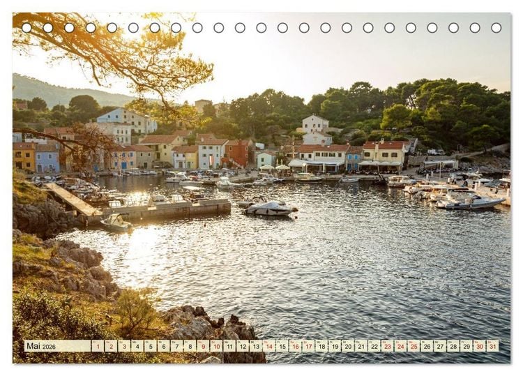 Produktbild: Lo&scaron;inj - Inselzauber in der Adria (Tischkalender 2026 DIN A5 quer), CALVENDO Monatskalender