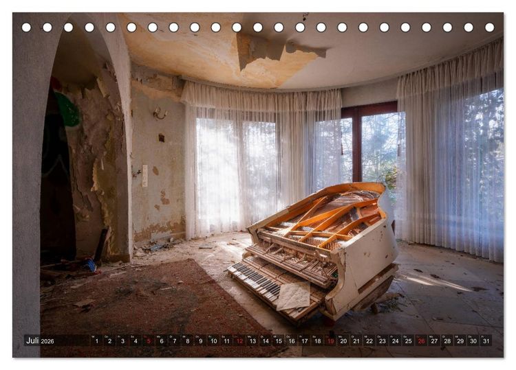 Produktbild: Faszination - Lost Places (Tischkalender 2026 DIN A5 quer), CALVENDO Monatskalender