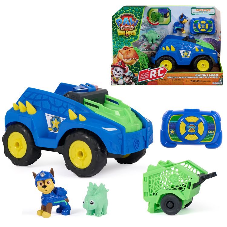 Produktbild: PAW Patrol: Der Dino Film, Chase' ferngesteuertes Dino Rettungs-Fahrzeug, RC Cruiser