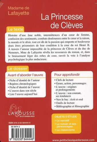 Produktbild: La princesse de cleves