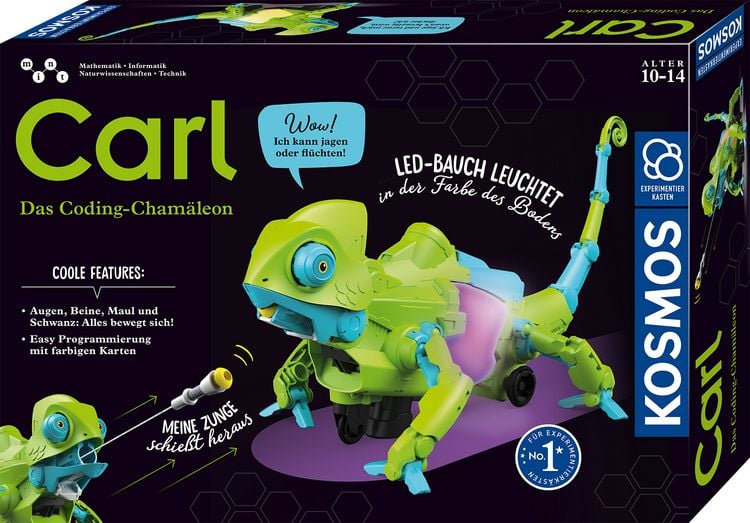 Danger Cleaner Spielzeug-Roboter - Mit Licht & Musik | Lernspielzeug Für Kinder Ab 3 Jahren