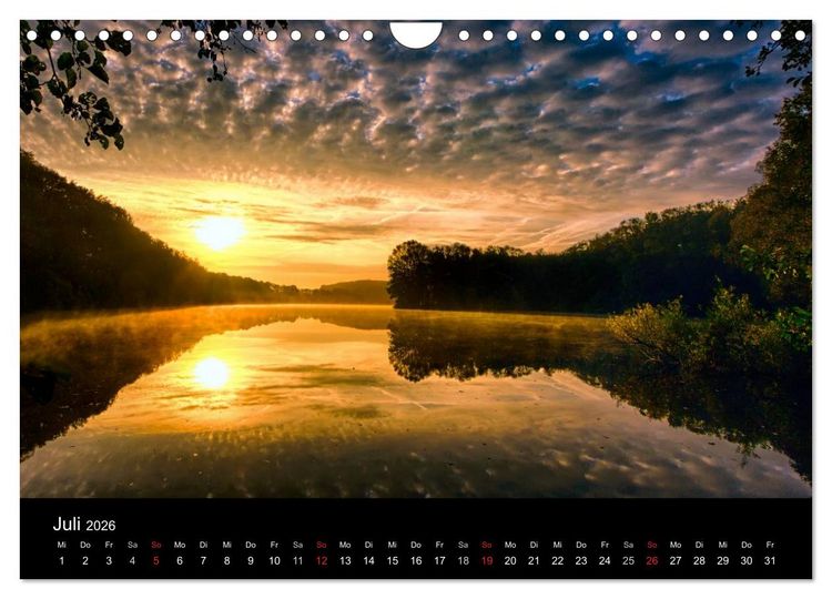 Produktbild: Die Farben des Niederrheins (Wandkalender 2026 DIN A4 quer), CALVENDO Monatskalender