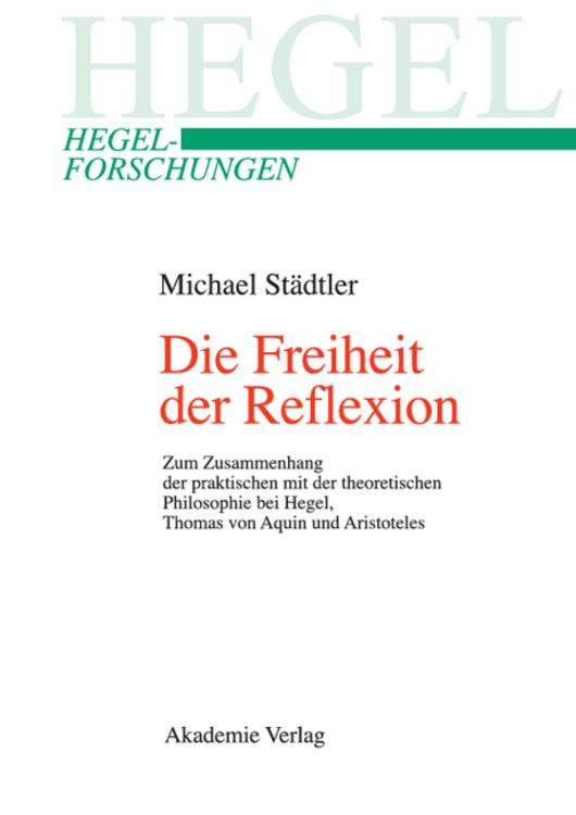 Produktbild: Die Freiheit der Reflexion