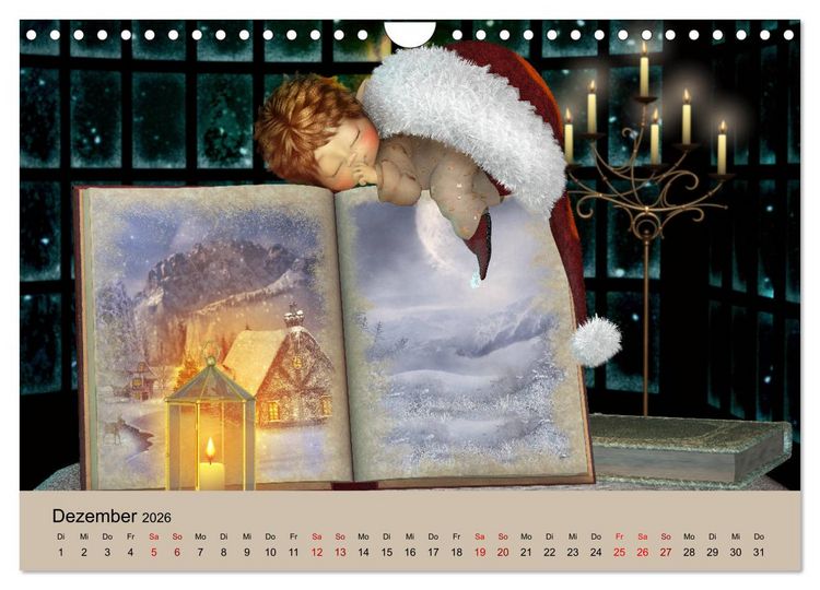 Produktbild: Elfenlichter, die Reise geht weiter (Wandkalender 2026 DIN A4 quer), CALVENDO Monatskalender