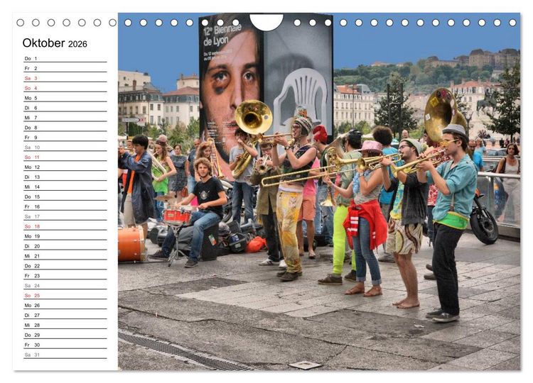 Produktbild: Frankreichs gro&szlig;e St&auml;dte - Lyon (Wandkalender 2026 DIN A4 quer), CALVENDO Monatskalender