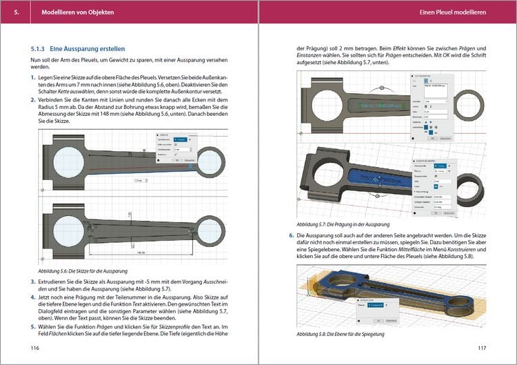 Produktbild: Autodesk Fusion - 3D CAD - Konstruktion - Fertigung - Einstieg und Praxis mit vielen Praxisbeispielen