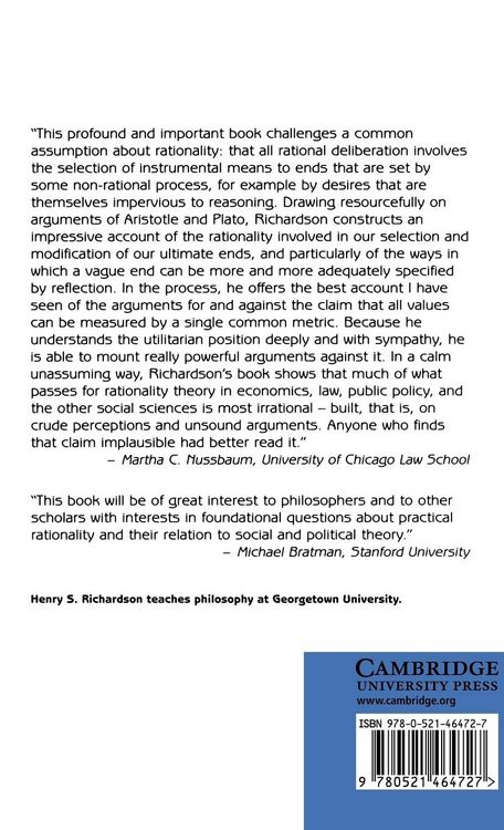 Produktbild: Practical Reasoning about Final Ends