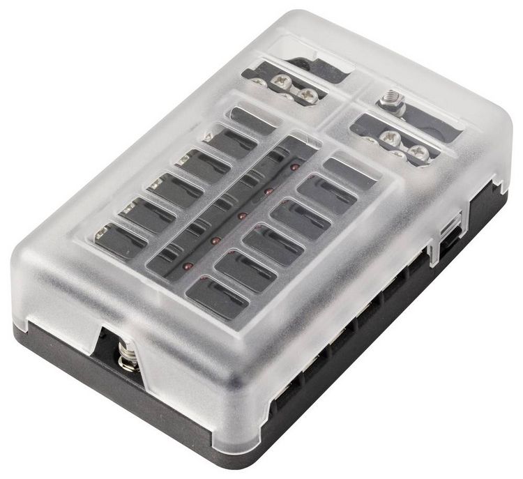 Produktbild: TRU COMPONENTS SICHERUNGS BOX 12-tlg TC-13473380 5 A, 10 A, 15 A, 20A