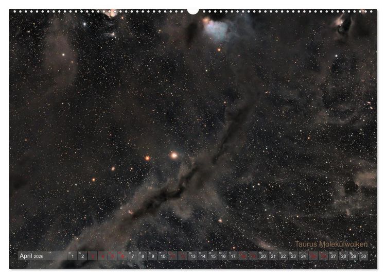 Produktbild: Deep Sky Kalender (Wandkalender 2026 DIN A2 quer), CALVENDO Monatskalender