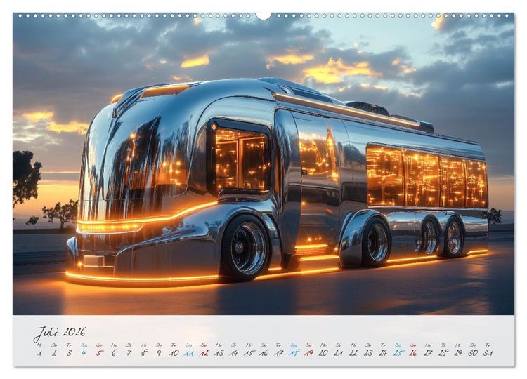 Produktbild: Giganten der Stra&szlig;e (hochwertiger Premium Wandkalender 2026 DIN A2 quer), Kunstdruck in Hochglanz