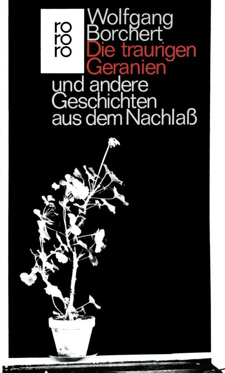 Produktbild: Die traurigen Geranien und andere Geschichten aus dem Nachla&szlig;