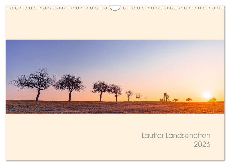 Produktbild: Lautrer Landschaften 2026 (Wandkalender 2026 DIN A3 quer), CALVENDO Monatskalender