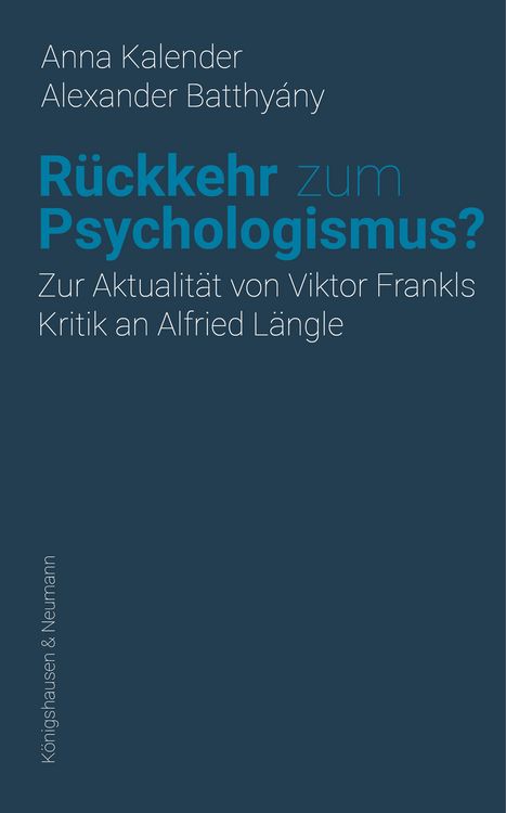 Produktbild: R&uuml;ckkehr zum Psychologismus?