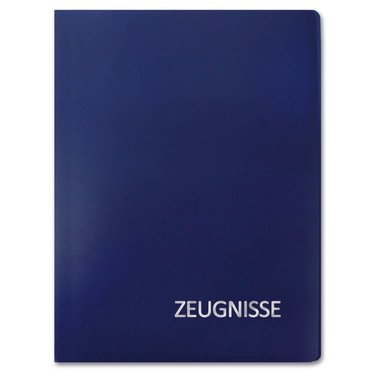 Produktbild: Zeugnismappe Basic blau