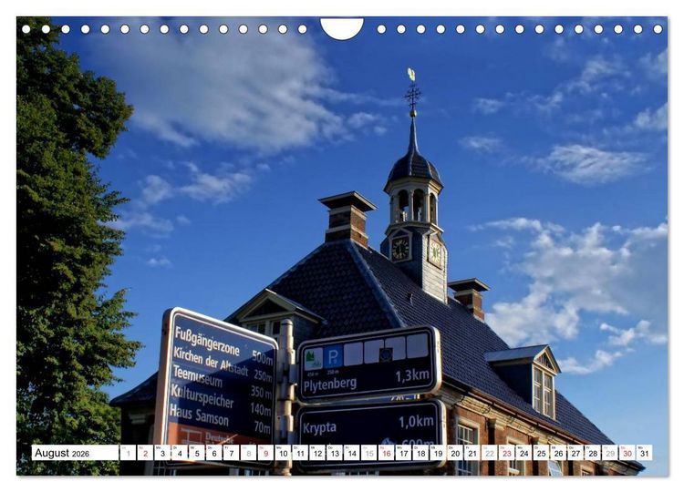 Produktbild: Leer - Ostfriesische Impressionen 2026 (Wandkalender 2026 DIN A4 quer), CALVENDO Monatskalender