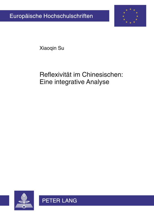 Produktbild: Reflexivitaet im Chinesischen: Eine integrative Analyse