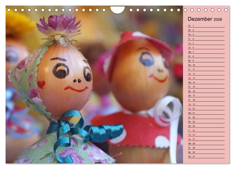 Produktbild: In Weimar ist Zwiebelmarkt (Wandkalender 2026 DIN A4 quer), CALVENDO Monatskalender