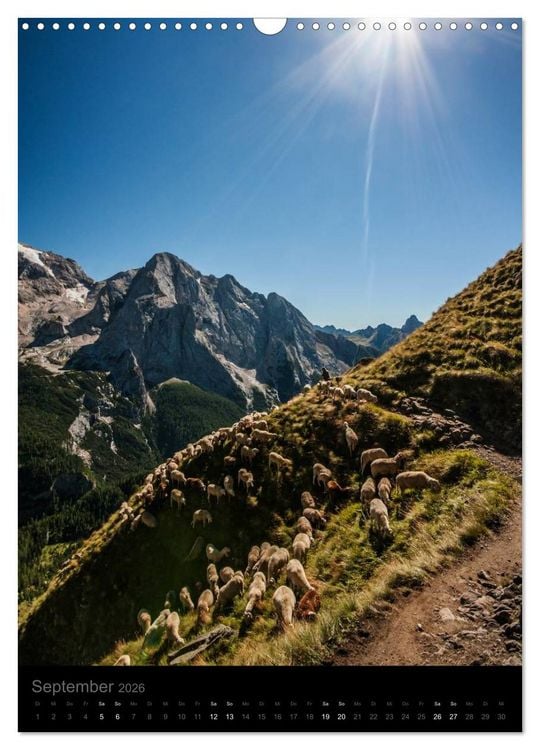 Produktbild: Tirol - Faszination Gebirge (Wandkalender 2026 DIN A3 hoch), CALVENDO Monatskalender