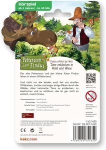 Produktbild: Pettersson und Findus - Findus erkl&auml;rt die Welt: Tiere entdecken in Wald und Wiese,1 Audio-Chip