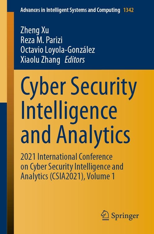 Produktbild: Cyber Security Intelligence and Analytics