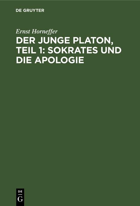 Produktbild: Der junge Platon, Teil 1: Sokrates und die Apologie