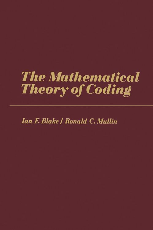 Produktbild: The Mathematical Theory of Coding
