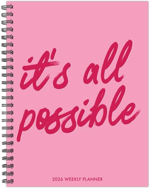 Produktbild: It's All Possible 2026 6.5 X 8.5 Weekly Monthly Softcover Planner