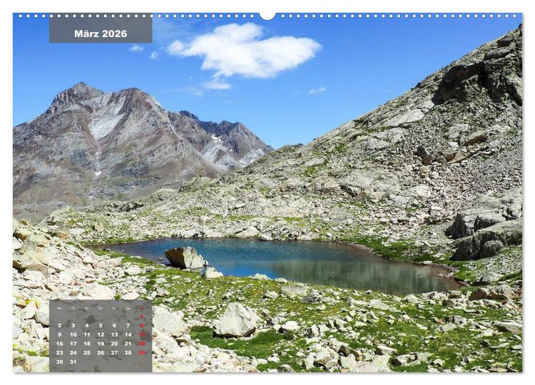 Produktbild: Die wilden Pyren&auml;en (Wandkalender 2026 DIN A2 quer), CALVENDO Monatskalender
