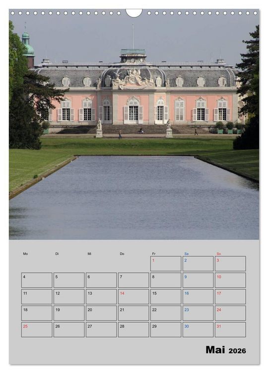 Produktbild: D&uuml;sseldorfer Burgen und Schl&ouml;sser (Wandkalender 2026 DIN A3 hoch), CALVENDO Monatskalender