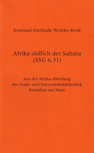 Produktbild: Afrika s&uuml;dlich der Sahara (SSG 6,31)
