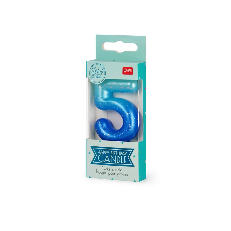 Produktbild: Legami Geburtstagskerze - Happy Birthday  - Blau - 5