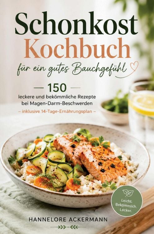 Produktbild: Schonkost Kochbuch f&uuml;r ein gutes Bauchgef&uuml;hl