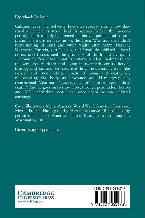 Produktbild: Fictional Death and the Modernist Enterprise