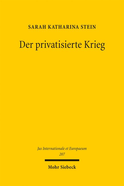 Produktbild: Der privatisierte Krieg